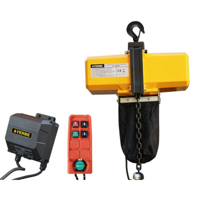 Élévateur à Chaîne Électrique Monophasé avec Télécommande — 500 kg